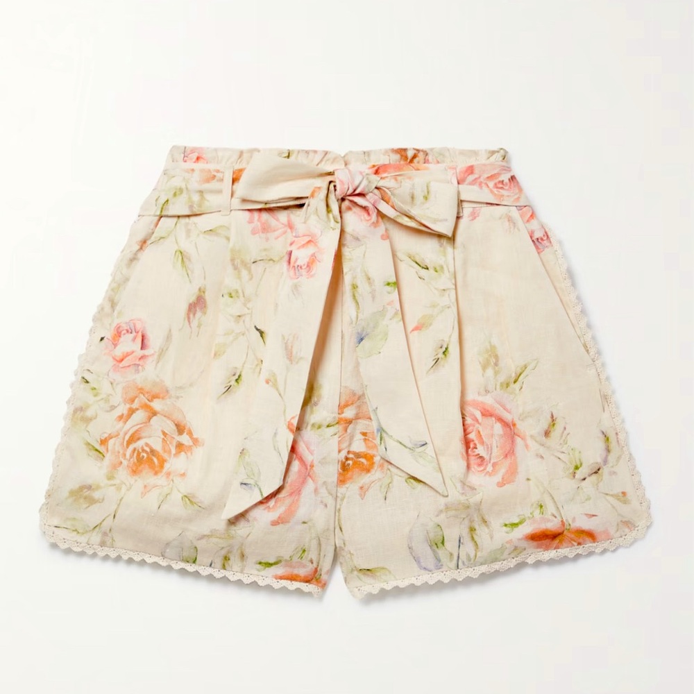 LoveShackFancy linen Tivey shorts.  New with tags, never worn!